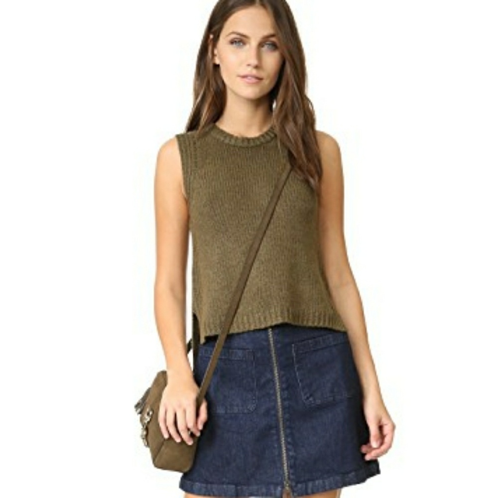 Madewell Edgestitch Sweater Vest